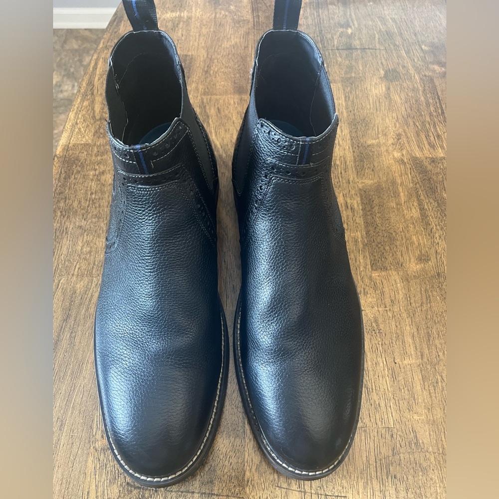 Nunn Bush Black Leather Men's Boots size 15